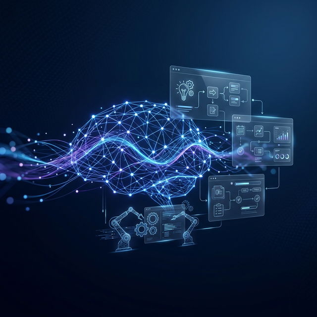 AI Business Automation visualization