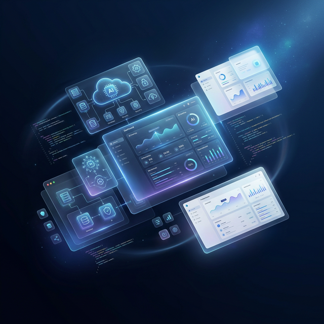 AI SaaS Product Development visualization